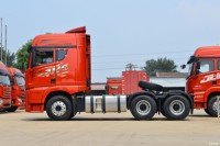 Used  Jiefang JH6 Heavy Truck Leading Edition 2.0 520hp 6X4 AMT Automatic Transmission Tractor